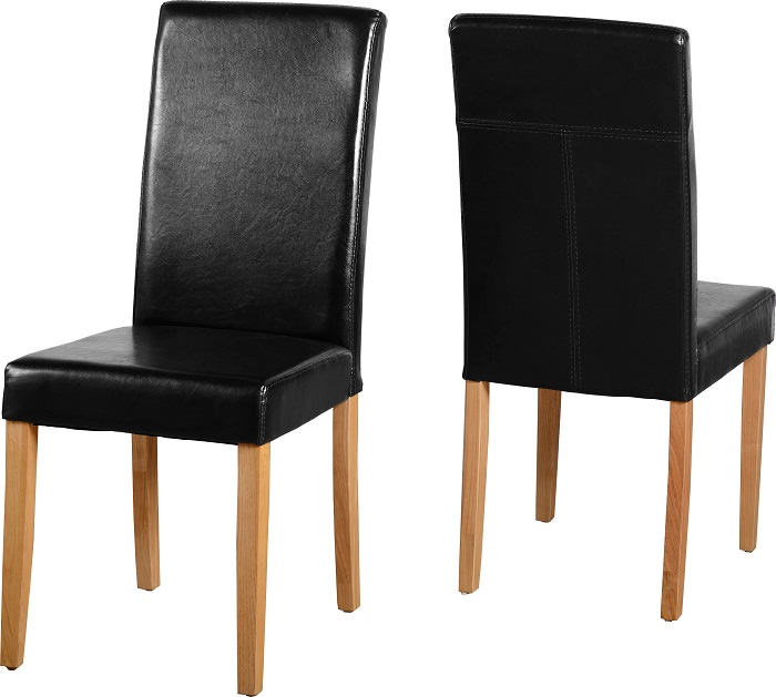 G3 Chair in Black Faux Leather